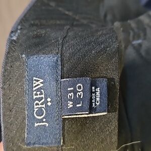 J crew thompson slim blue dress pants mens euc wool